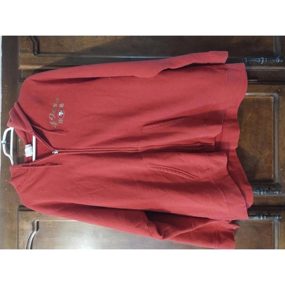 San Francisco‎ 49ers women's zip up hoodie sweater
